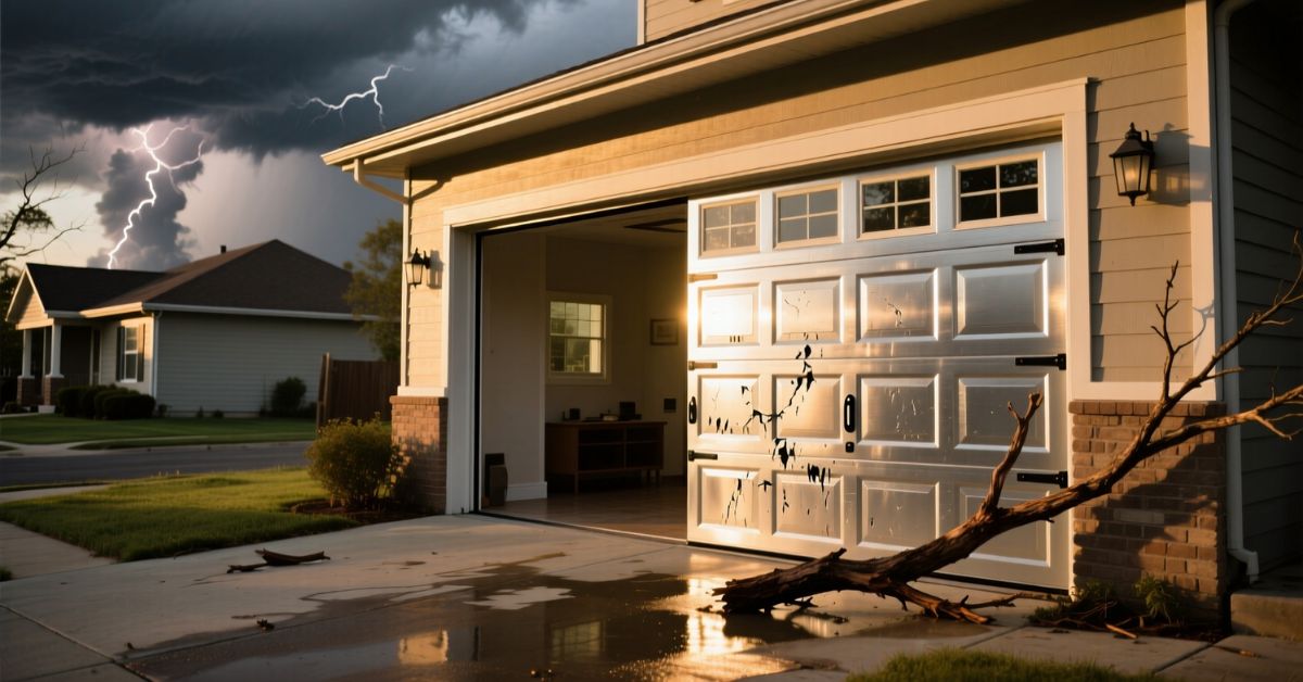 Insurance Cover Garage Door